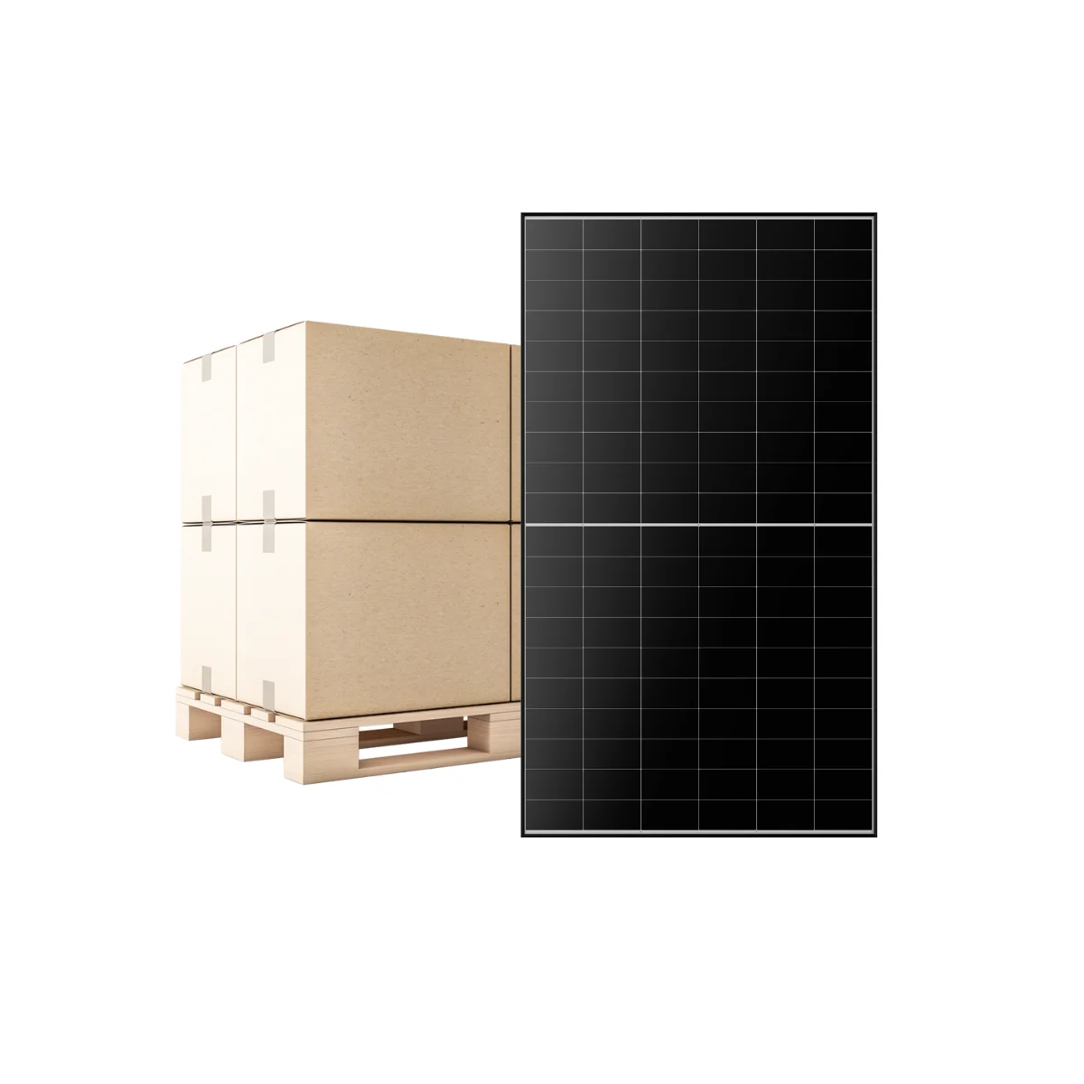 Paleta – fotovoltické panely LONGi Hi-MO X10 Scientist LR7-60HVH-540M 540 Wp (HPBC 2.0, čierny rám), 36 ks