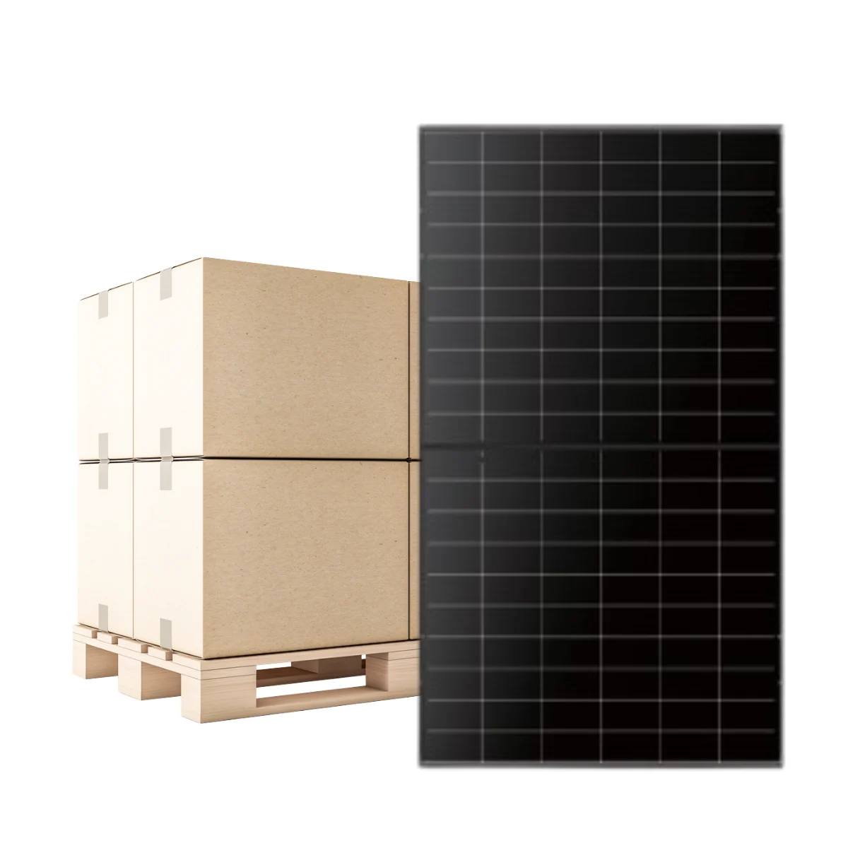 Paleta – fotovoltické panely LONGi Hi-MO X10 Guardian LR7-60HVD-T-530M 530 Wp (Black Design), 36 ks