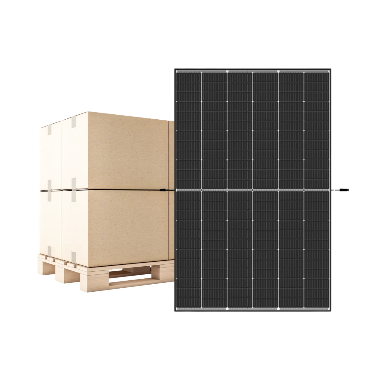 Paleta – fotovoltické panely Trina Solar Vertex S+ TSM-470NEG9R.28 470 Wp (dvojité sklo, čierny rám)