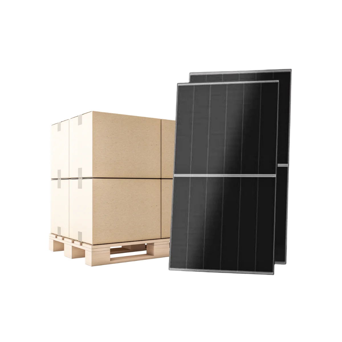 Paleta – 37 ks fotovoltických panelov Jinko Solar Tiger Neo 3 JKM470N-48QL6-DV 470 Wp (dvojsklo, čierny rám)