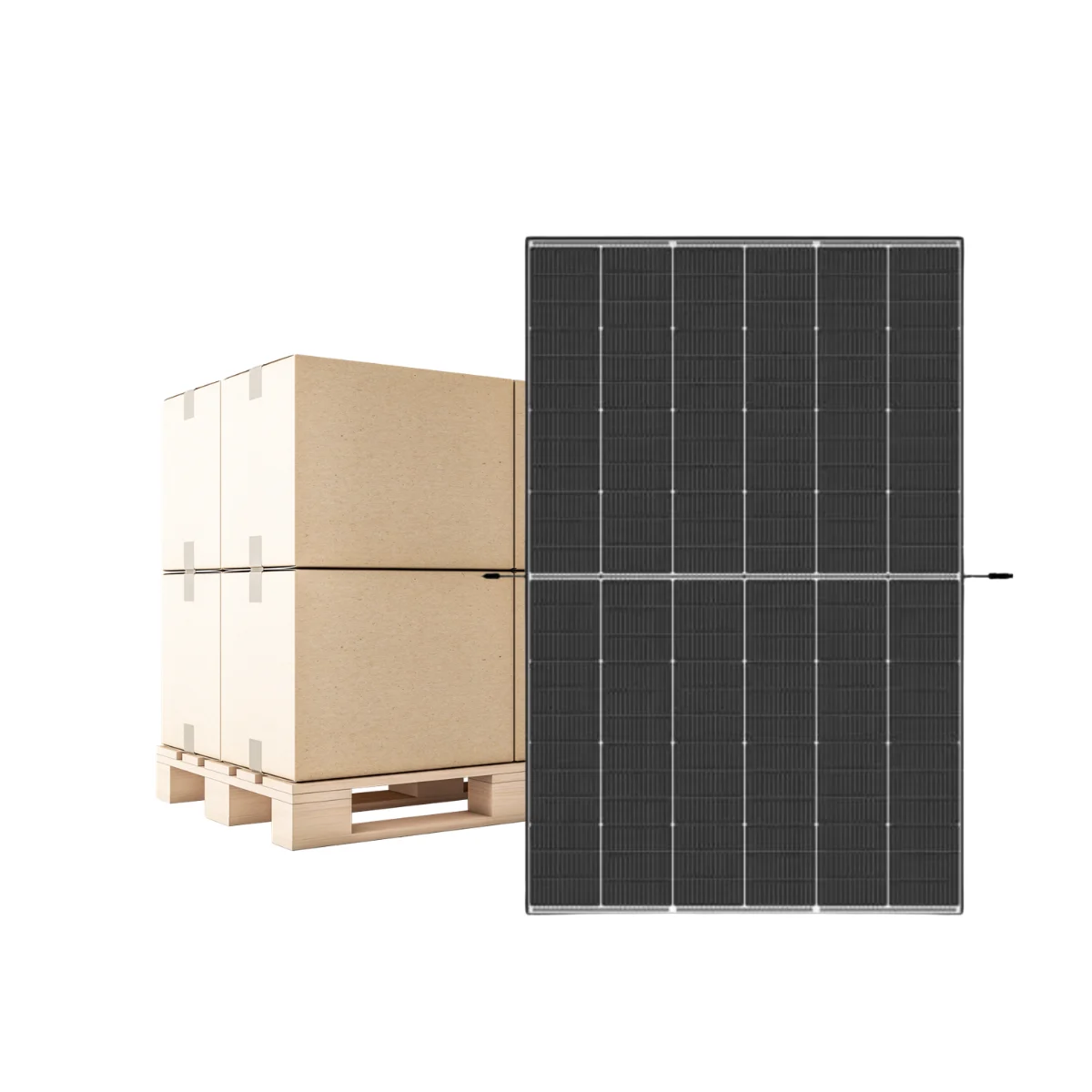 Paleta – fotovoltické panely Trina Solar Vertex S+ TSM-475NEG9R.28 475 Wp (dvojité sklo, čierny rám)